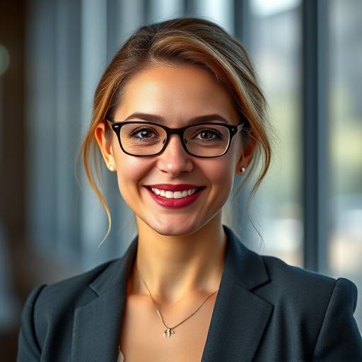 Portrait of Elara Vance, CEO of Gamify Solutions