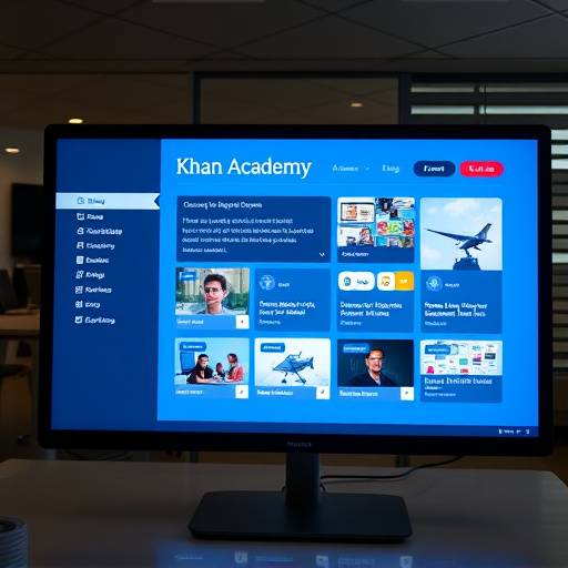 Screenshot of the Khan Academy educational platform interface